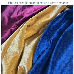 Tessuto Velluto Elasticizzato Premium Effetto Seta Coreano 320gsm ad Alto Peso per Abbigliamento - Product Image 1