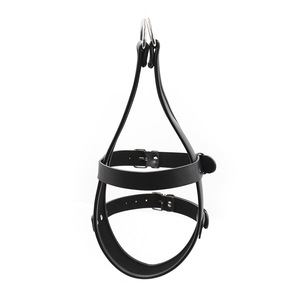 Jouets sexuels en gros, cagoules érotiques en cuir, dispositifs de tortion SM, jouets de bondage, appuie-têtes, cagoules de discipline, pour couples/gays - Product Image 2
