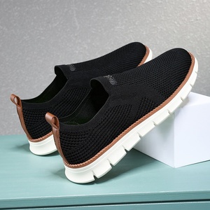 Breathable Mesh Casual Sneakers Wholesale Designer Fashion Slip on Walking Shoes 2024 Original Flat Loafers for Men Luxury Shoes - Product Image 2