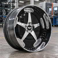 Jantes forgées RUJ OEM Borsa en alliage 20-24 pouces 5x115 5x120 5x112 pour Dodge Charger Chrysler 300C BMW M4 M3 Audi A7 Q7 Q5
