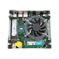 Puissant ordinateur de bureau Intel Core i7-1065G7 4 cœurs 8 fils sans ventilateur de refroidissement Mini PC
