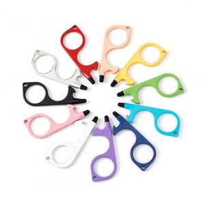 Multi Function Contactless <b>Safety</b> Tool Hand Free Stylus Key Tool No Touch <b>Keychain</b> Door Opener Self Defense <b>Keychain</b> - Product Image 2