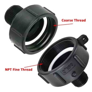 ตัวแปลงเกลียวละเอียด NPT 60 มม. เป็น G3/4 นิ้ว สำหรับท่อระบายน้ำฝน ท่อสวน ท่อ IBC  อะแดปเตอร์สำหรับต่อท่อสวน - Product Image 4