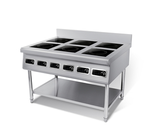 Cuisinière à induction commerciale 6 brûleurs haute puissance 5000W AM-TCD601 pour restaurant, équipement de cuisine professionnel, fourni par l'usine - Product Image 2