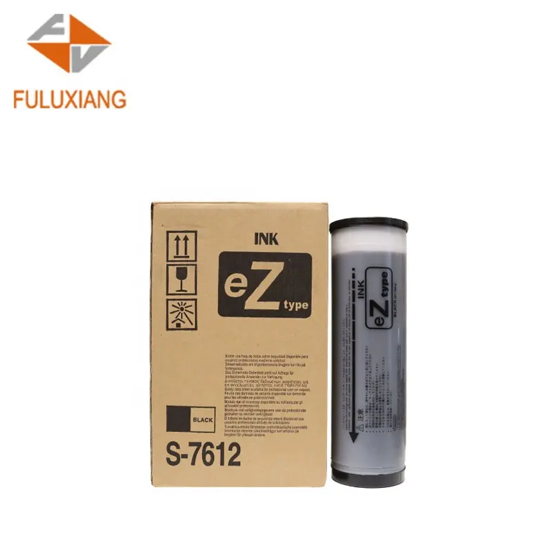 FULUXIANG 호환 EZ 잉크 S-7612 잉크 Riso EZ200/220/230/300/330/370/390/570/590 디지털 복사기 프린터