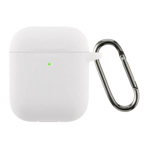 AirPods Silicone Protective Case Liquid Silicone Anti-Lost Carabiner For AirPods 2 Portable Cover - Product Image 5