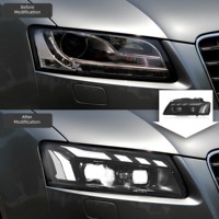 Ensemble de phares à LED de style RS pour Audi A5 2008-2011, phares avant améliorés avec clignotants séquentiels DRL