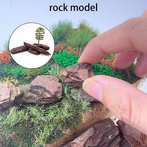 DIY Hand-Sand Tisch Set Gebäude Modell Material Szene, Stein rinde Mountain Rock Plattform - Product Image 1