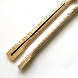 21 Frets ST TL <b>Guitar</b> Neck Replacement Flame Maple <b>Guitar</b> Neck for Sale - Product Image 2