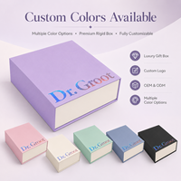 Boîte d'emballage de luxe personnalisée haut de gamme pour produits capillaires, avec logo estampé à chaud, en carton rigide, pour coffret cadeau de soins capillaires