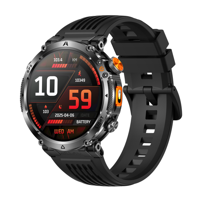 2026 New Arrival GPS Smart Watch 1.7 Inch 1ATM Waterproof 850 MAh BT Calling Men Sports Fitness GPS Tracker Smart Watch