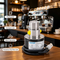 Micro-pompe à entraînement magnétique résistante aux hautes températures pour système de mousse de lait de machine à café commerciale