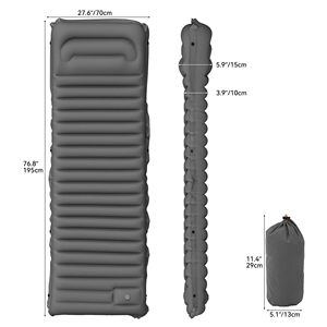 Inflatable Camping <b>Mat</b> Rectangle PVC <b>Waterproof</b> Portable Automatic Air Mattress for 1-2 Person Outdoor Use - Product Image 6