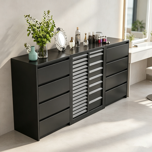 Modern Durable Portable Eco-Friendly <b>Wood</b> <b>Nail</b> Polish Display Stand Floor Cabinet Drawer Storage <b>for</b> Salon <b>Nail</b> Gel Jewelry - Product Image 1