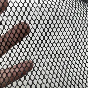 100% Polyester Heavy And Soft Hexagonal Mesh Fabric For Laundry Bag Mosquito Net