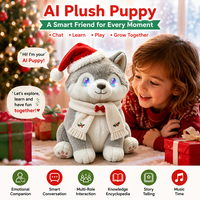 Sprechendes Plüsch-Hundespielzeug Interaktives KI-gesteuertes Geschichtenerzähl-Kompanionspielzeug Weihnachtsgeschenk Einschlafhilfe OEM ODM