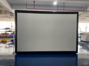 Grand écran de projection gonflable en PVC, pliable, portable, pour intérieur/extérieur, support pour cinéma maison résidentiel - Product Image 2
