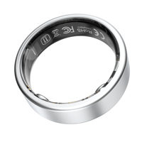 Bague connectée avec suivi du stress par conductivité cutanée EDA, en alliage de titane, pour la surveillance quotidienne du bien-être