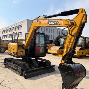 Mini-excavatrice hydraulique Sany Sy75c Sany75c Pro de 7 tonnes en excellent état à prix avantageux, avec boîte de vitesses, moteur et pompe, pour travaux de terrassement domestique - Product Image 3