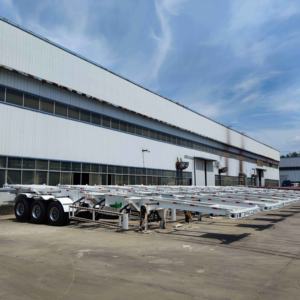 20ft & 40ft Steel Shipping Container Transportation Skeleton Semi <b>Trailer</b> Truck <b>Trailers</b> Container Chassis Semi <b>Trailer</b> - Product Image 5