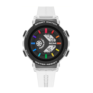 Reloj Deportivo Digital Multifunción LED con Correa Transparente, Resistente al Agua, Cronómetro, Luz de Fondo, Alarma, Semana, para Hombre y Mujer, para Actividades al Aire Libre - Product Image 3