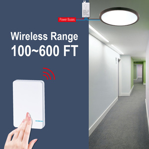 <span class=keywords><strong>Kit</strong></span> de receptor y interruptor de lámpara de techo LED inalámbrico Rango de 600 pies Duración de la batería de 10 años Interruptores de control remoto IP66 RF433 10A - Product Image 2