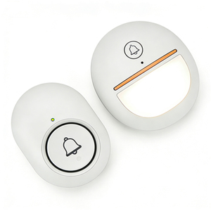 Interphone audio sans fil avec indicateur LED, <span class=keywords><strong>sonnerie</strong></span> musicale à distance, télécommande, plusieurs sonneries - Product Image 3