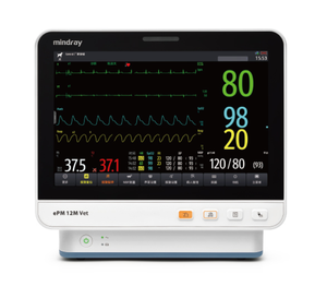 Moniteur vétérinaire Mindray Animal ePM 12M et modules supplémentaires en option - Moniteur portable des signes vitaux pour chiens, chats et animaux - Product Image 3