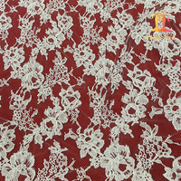 Nouvelle Arrivée Tissu en Dentelle Française en Nylon Chimique Écologique pour Broderie de Vêtements Largeur 150cm Maison
