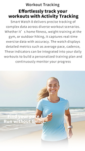 ساعة جديدة 8 ساعة ذكية بشاشة عالية الدقة ومسار حركة ومعدل ضربات القلب ساعة ذكية IP68 ساعة رياضية مقاومة للماء - Product Image 6