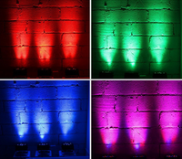 Mini projecteurs LED IP65 1W*36 RGB Par avec contrôle DMX512, garantie 2 ans, pour fêtes, discothèques, KTV, bars, festivals et événements thématiques