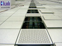 Piso Antiestático Perforado de Aleación de Aluminio con Excelente Flujo de Aire y Disipación de Calor para Centros de Datos y Hospitales con Altas Temperaturas