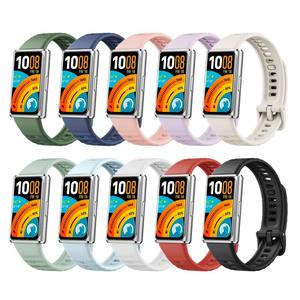 Correas de Muñeca Protectoras de Silicona con Diseño de Ondas Modernas y Únicas, Compatibles con <span class=keywords><strong>Huawei</strong></span> Band 11 Pro - Product Image 1