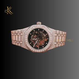 Reloj de diamantes Moissanite de calidad superior con brillo impresionante y diseño elegante para una ocasión elegante de uso diario y formal - Product Image 1