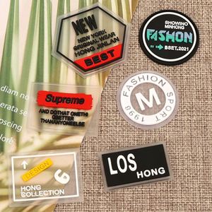 Patch en PVC souple 3D/2D personnalisé sans minimum de commande, logo de chapeau en PVC transparent gaufré à chaud, patch en caoutchouc à velcro, thermocollant - Product Image 3