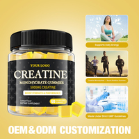 Créatine Monohydrate Bear Gummy-avec acides aminés à chaîne ramifiée, peptide de collagène vitamine B12,, bonbons à la créatine