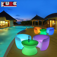 Muebles LED con 16 Colores Cambiantes, Sofá LED para Decoración de Cafeterías