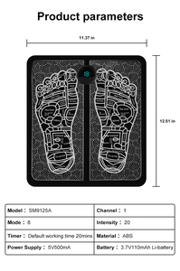 DOMAS Appareil de massage <span class=keywords><strong>des</strong></span> pieds <span class=keywords><strong>Carte</strong></span> électrique Massage <span class=keywords><strong>des</strong></span> pieds Massage <span class=keywords><strong>des</strong></span> soins de santé - Product Image 6