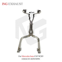 Système d'échappement CatBack Valvetronic en acier inoxydable haute performance ING pour Mercedes-Benz C63 AMG W205 4.0T