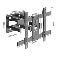 Soporte de Pared para TV con Movimiento Completo, para Televisores LED, LCD y Plasma de 50-100 Pulgadas, en Oferta