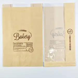 Yüksek kalite toptan ucuz nemli geçirmez kağıt yiyecek torbası küçük kağıt poşet es kraft kraft kağıt poşet kağıt poşet ambalaj