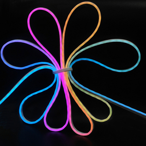 2025 mới thông minh ứng dụng điều khiển DC5V ws2812b Địa Chỉ <span class=keywords><strong>Led</strong></span> rgbic dải đèn - Product Image 6