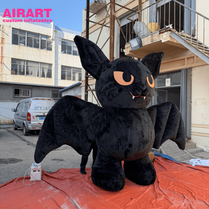 Murciélago Inflable Gigante para Decoración de Fondo, Murciélago de Peluche para Decoración de Halloween, Globo de Murciélago LED Personalizado para Accesorios de Escenario - Product Image 3