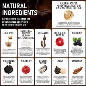 Vin tonique au <span class=keywords><strong>ginseng</strong></span> et à la cistanche maca, améliore la vitalité et l'endurance masculine, plus longtemps et plus important à chaque fois pour répondre à ses besoins - Product Image 4