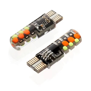 Ampoule LED RGB T10 pour intérieur de voiture, télécommande, éclairage large W5W, ampoule de remplacement pratique pour voiture - Product Image 2