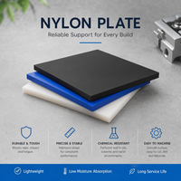 Plaque en nylon PA6 colorée, couleur personnalisée rouge bleu vert noir, plaque usinable, plastique d'ingénierie haute résistance