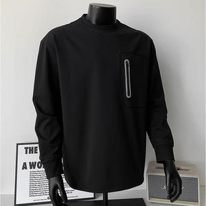 <span class=keywords><strong>Sudadera</strong></span> de cuello redondo con hombros caídos y bolsillos, estilo moderno y holgado para <span class=keywords><strong>hombre</strong></span>, nueva colección primavera-otoño 2025, ideal para parejas. - Product Image 4