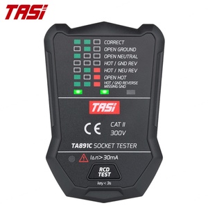 Testeur de tension TASI TA891C 175V~250V avec indicateur, testeur RCD GFCI, prise EU/US/UK, testeur de prise européenne - Product Image 1