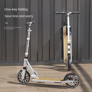 Trottinette pliable légère (6 kg) à deux roues pour adultes, réglable en hauteur, pour hommes et femmes, fabriquée en Chine - Product Image 1