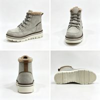 Fabricant de bottes d'hiver unisexes avec logo personnalisé, chaussures chaudes en microfibre, usine OEM/ODM